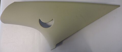 Panel zadního sloupku pravý béžový SUPERB I., ORIGINAL 3U5868202F5J7