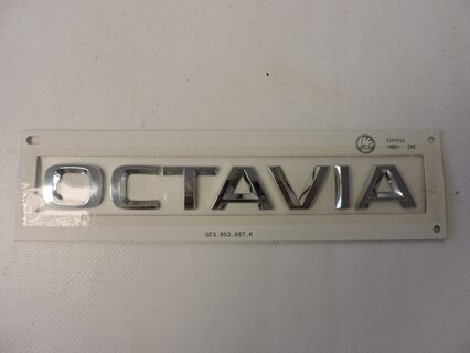 Nápis "OCTAVIA" OCTAVIA III., ORIGINAL 5E3853687K