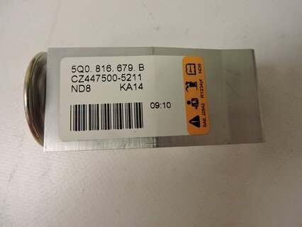 Ventil expanzní klimatizace OCTAVIA III. systém Valeo, ORIGINAL 5Q0816679B