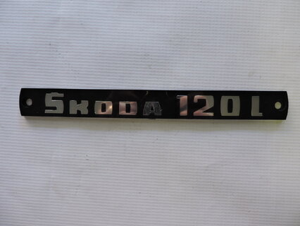 Nápis ŠKODA 120L, CZ