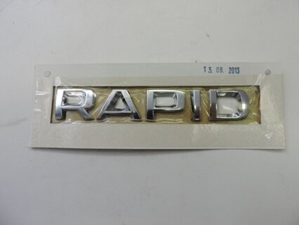Nápis RAPID, ORIGINAL