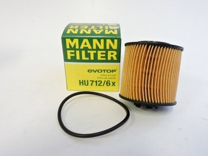 Filtr oleje OCTAVIA II. 1,6 FSI, MANN FILTER HU712/6x
