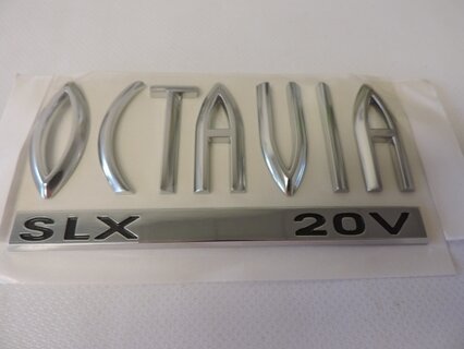 Nápis OCTAVIA SLX 20V, ORIGINAL 1U6853687G