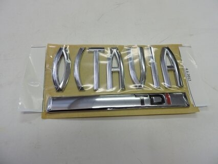 Nápis OCTAVIA TDI, ORIGINAL