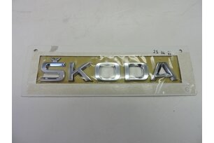 Nápis ŠKODA, OCTAVIA II., ORIGINAL 5JA853687 2ZZ