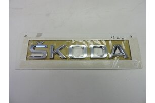 Nápis ŠKODA, ORIGINAL 5JA853687 2ZZ