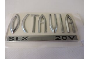 Nápis OCTAVIA SLX 20V, ORIGINAL 1U6853687G